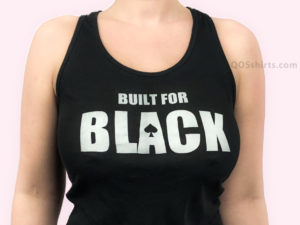 Built for Black Tank Top Model Cropped