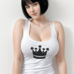 Queen of Spades Subtle Spade Crown Tank Top