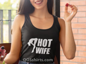 Hotwife Bend Over Tank Top Model