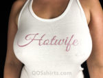 Hotwife Cursive Tank Top Model
