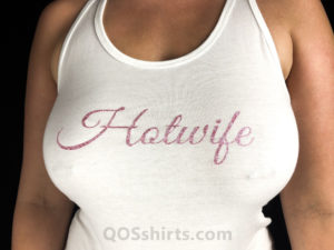 Hotwife Cursive Tank Top Model