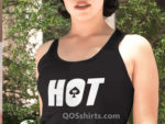 Hotwife Queen of Spades Tank Top Model