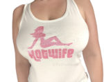 Hotwife Glitter Mudflap Girl Tank Top Model