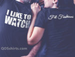 I Like to Watch Cuckold Spade T-Shirt Model