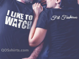 I Like to Watch Cuckold Spade T-Shirt Model