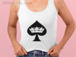Queen of Spades Logo Tank Top Model