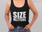 Size Matters Spade Tank Top Model