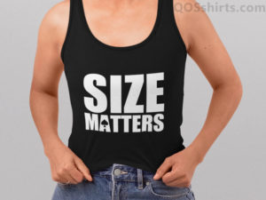 Size Matters Spade Tank Top Model