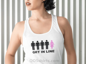 Get In Line Gangbang Tank Top Model