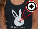 Snowbunny Spade Eye Tank Top Model Detail