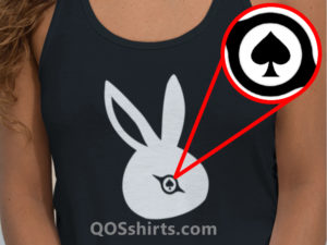 Snowbunny Spade Eye Tank Top Model Detail
