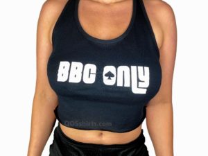 BBC Only Queen of Spades Cutout Crop Top