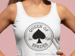 Queen of Spades Sneaker Logo Tank Top Model Qcom