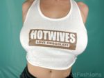 Hotwives Love Chocolate Crop Top Model