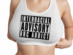 Interracial Advisory BBC Addict Crop Top Model 2