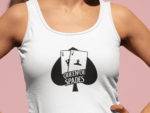 QOS Cards Logo Tank Top Model