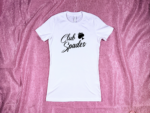 Club Spades Ladies Tee White