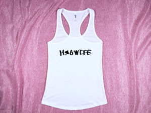 Hotwife Spade Graffiti Tank Top White