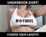 Hotwife Spade O Custom Crop Model Text