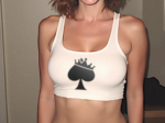 Tilted Crown and Spade Tank Top Model
