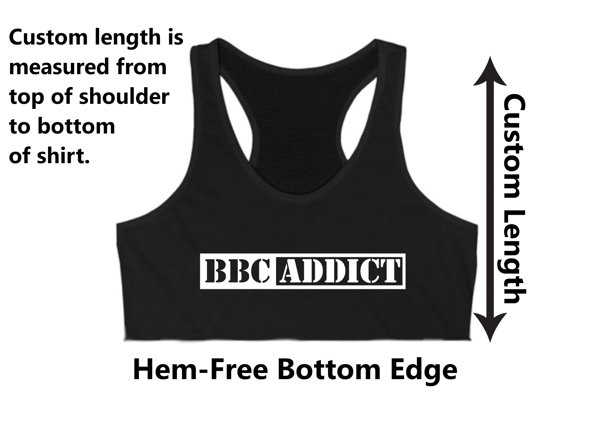 BBC Addict Custom Crop Black