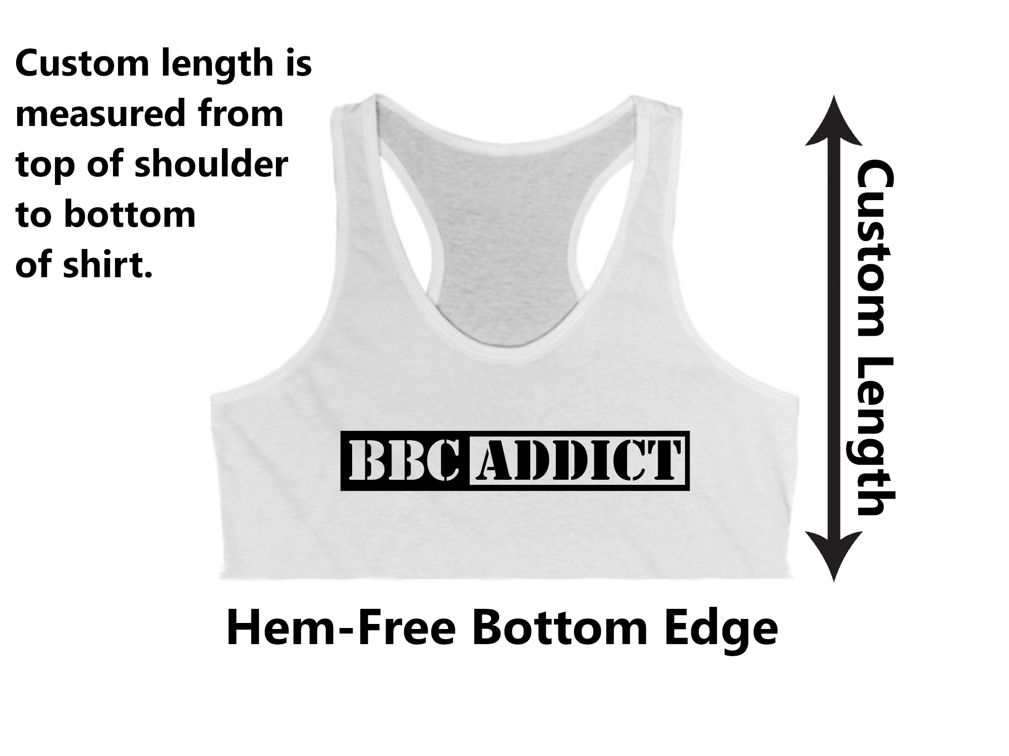 BBC Addict Custom Crop White