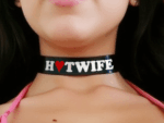 Hotwife Heart Choker Collar