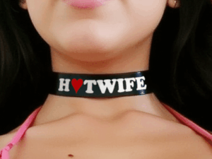 Hotwife Heart Choker Collar