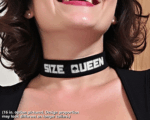 Size Queen Spade Cutout Choker Model Zoom eBay